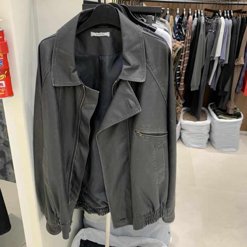 VANTA東大門實拍女裝新品真品熱賣時尚人氣推薦夾克復古皮革VANTA夾克