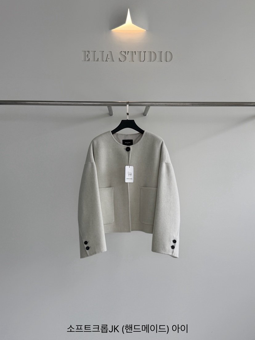 ELIA東大門實拍女士新品人氣休閑熱賣時尚推薦真品夾克ELIA STUDIO夾克