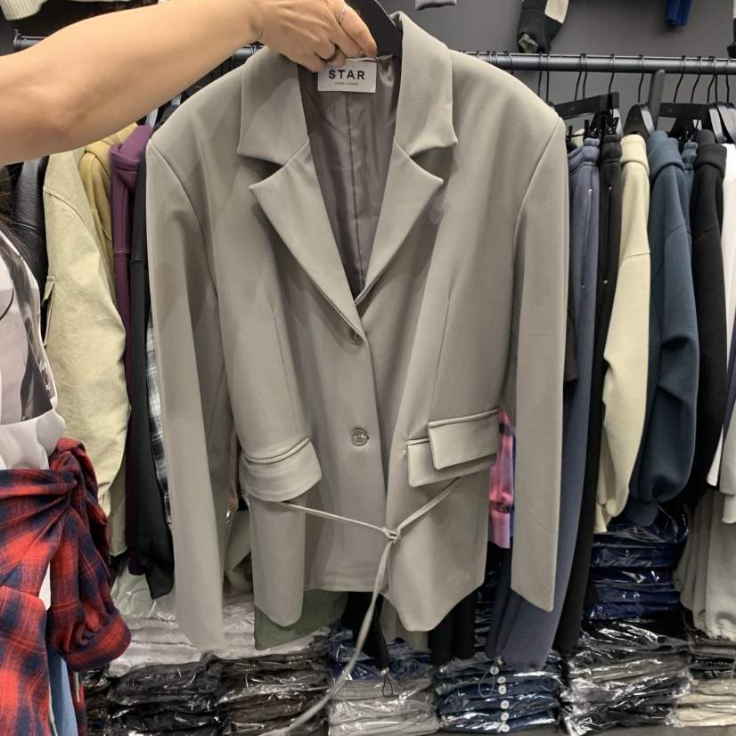 STAR-L韓國代購女士新品推薦真品熱賣人氣西裝西服含腰繩STAR-L西裝/西服