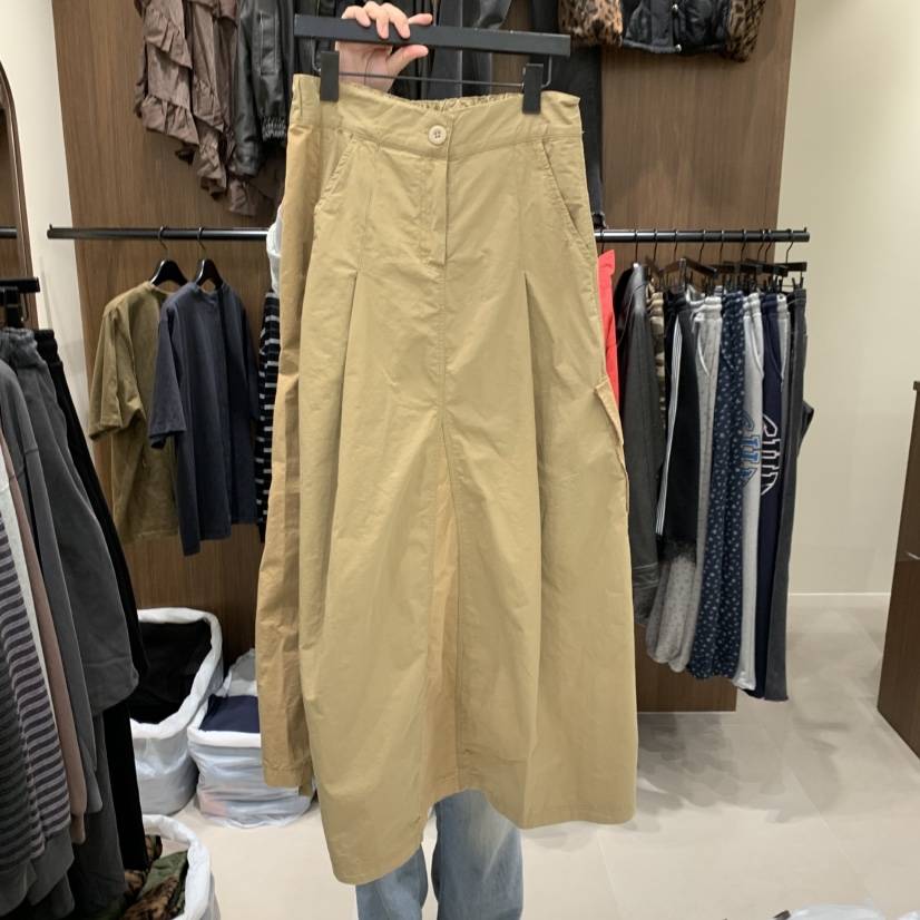 VANTA東大門實拍女士新款休閑推薦時尚人氣真品長裙不對稱VANTA長裙
