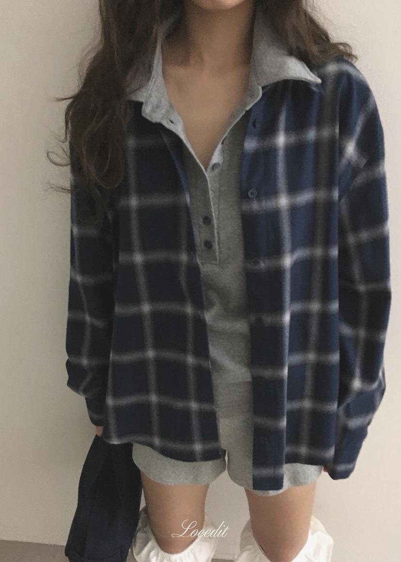 LOEEDIT韓國直郵女裝新品休閑推薦時尚襯衫蕾絲衫不含內搭LOEEDIT襯衫/蕾絲衫
