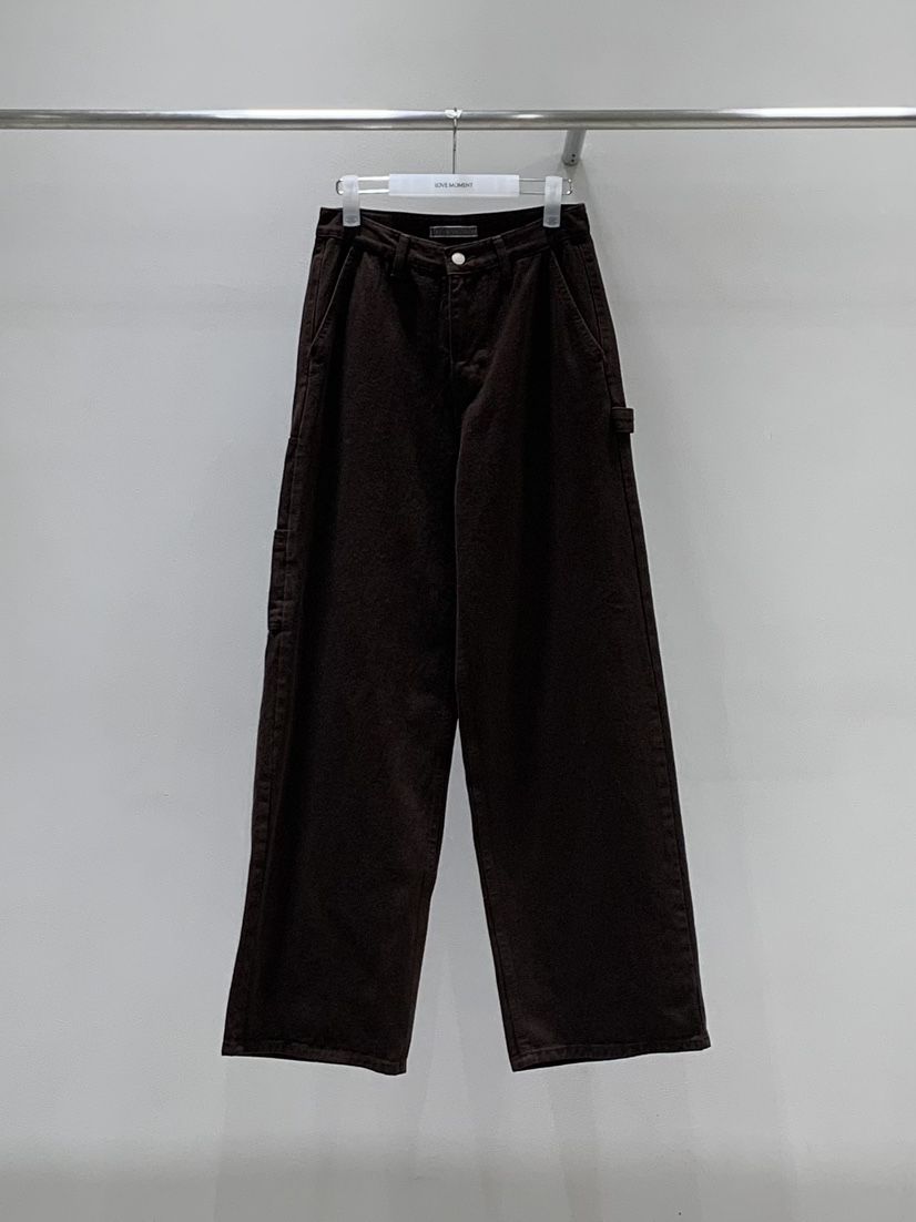 LOVE MOMENT韓國代購女士新品真品熱賣推薦時尚休閑褲染色LOVE MOMENT休閑褲