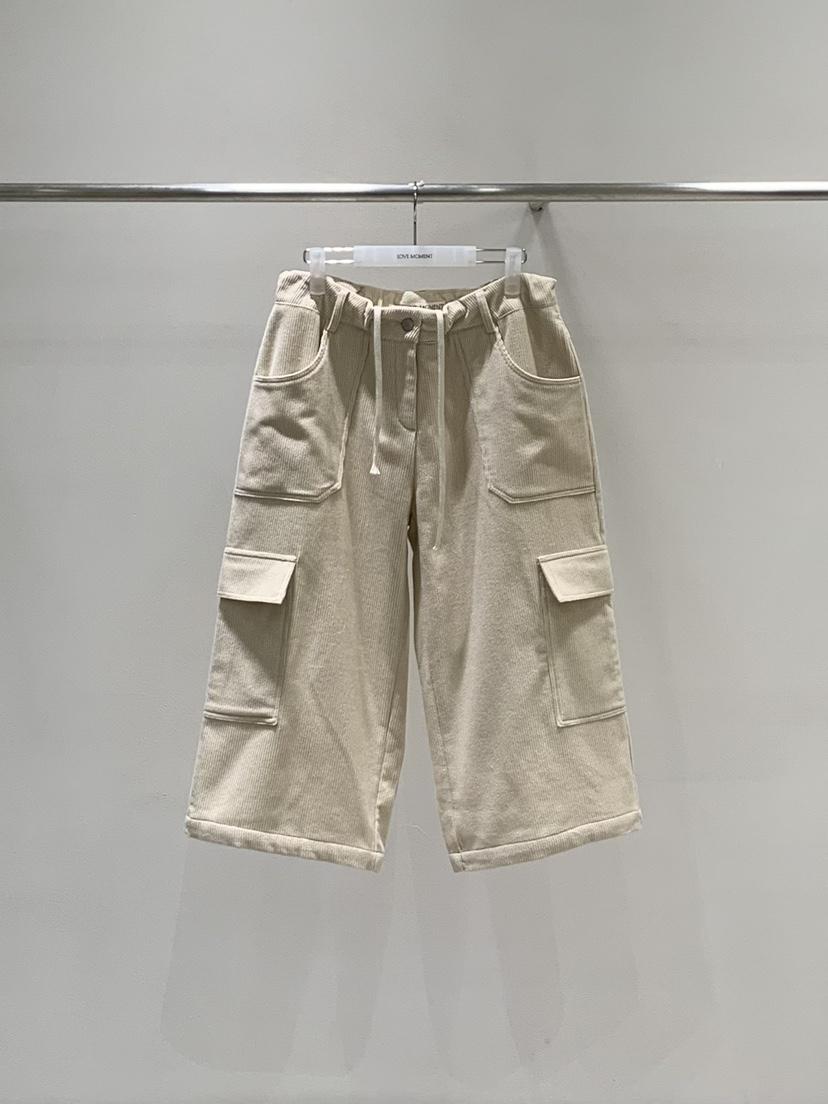LOVE MOMENT東大門代購女士新品時尚人氣熱賣短褲燈芯絨LOVE MOMENT短褲