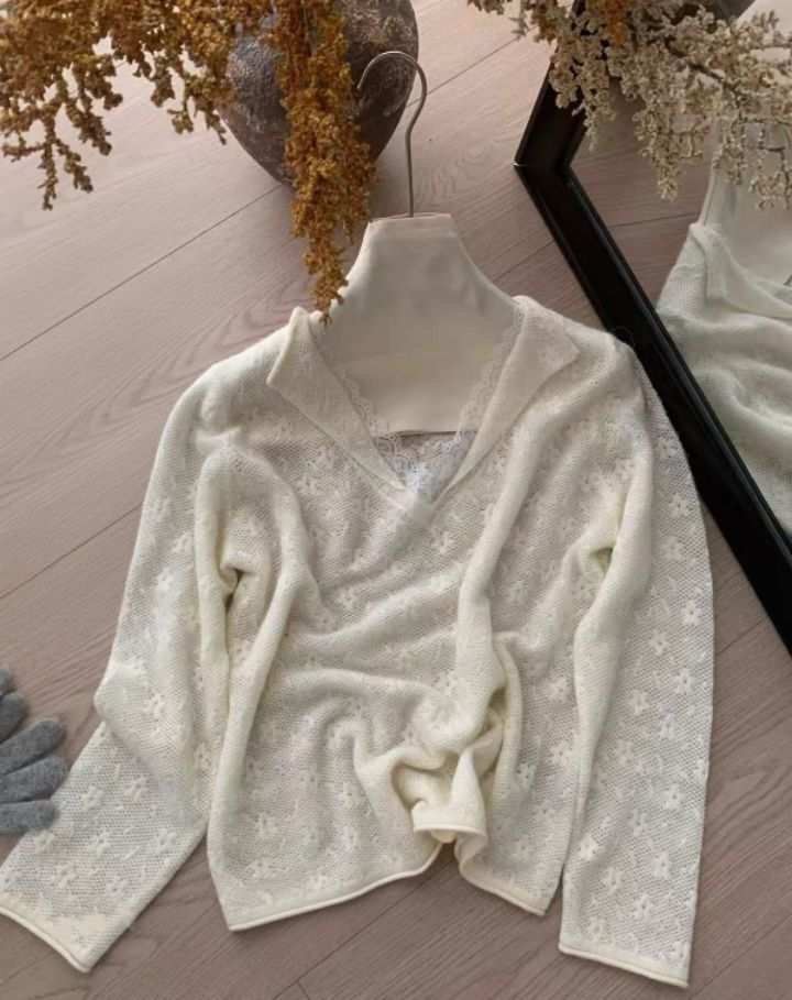 CRONG東大門代購女裝新品時尚人氣推薦真品熱賣休閑針織衫CRONG-2件起針織衫