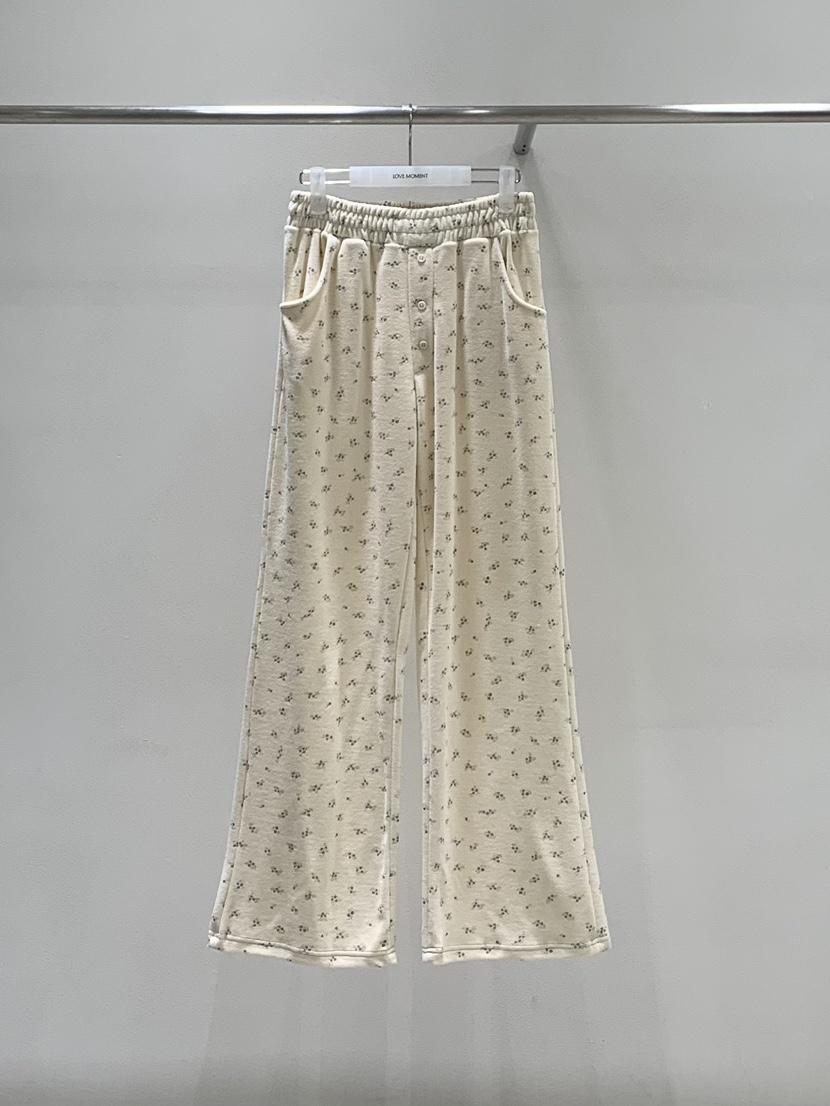 LOVE MOMENT東大門直郵女裝新品真品人氣時尚休閑褲絲絨褲LOVE MOMENT休閑褲