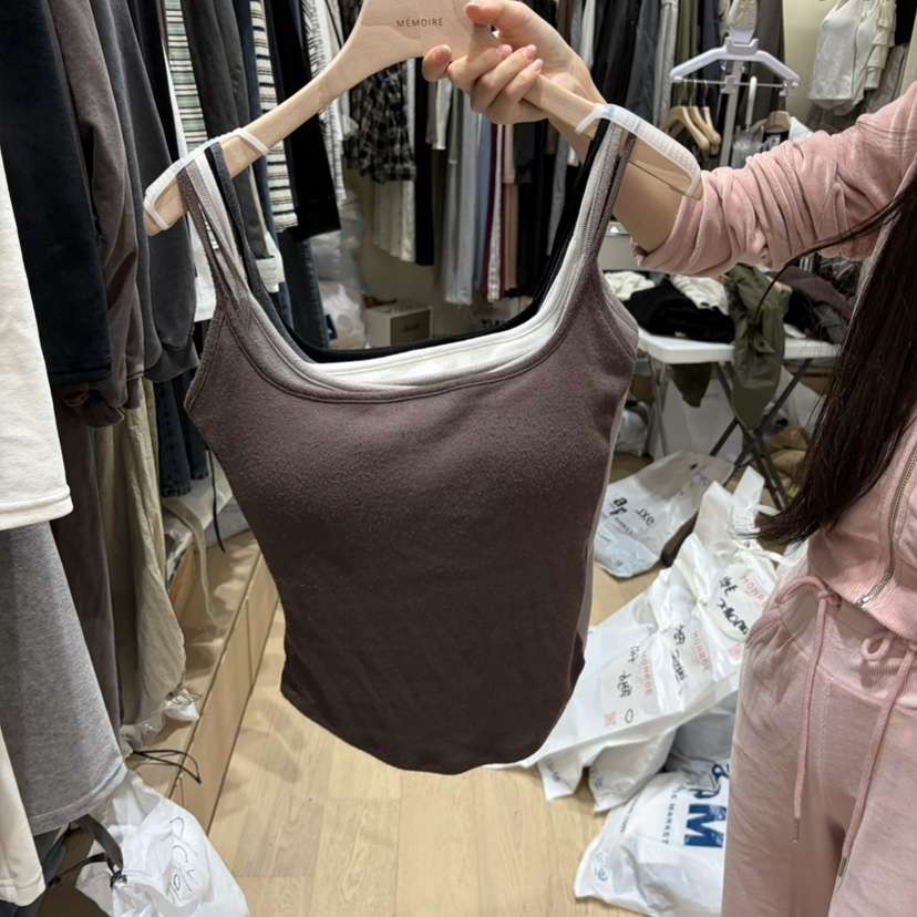 MONROE韓國代購女士新款時尚熱賣人氣推薦休閑吊帶背心無袖MONROE吊帶/背心