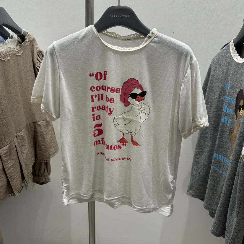 TARABY MOTION韓國直郵女士新品真品休閑推薦熱賣時尚T恤TARABY MOTIONT恤