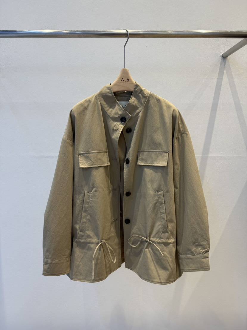 AUTUMN BEIGE-Q韓國代購女裝新款休閑真品推薦夾克絲帶A.b/AUTUMN BEIGE夾克
