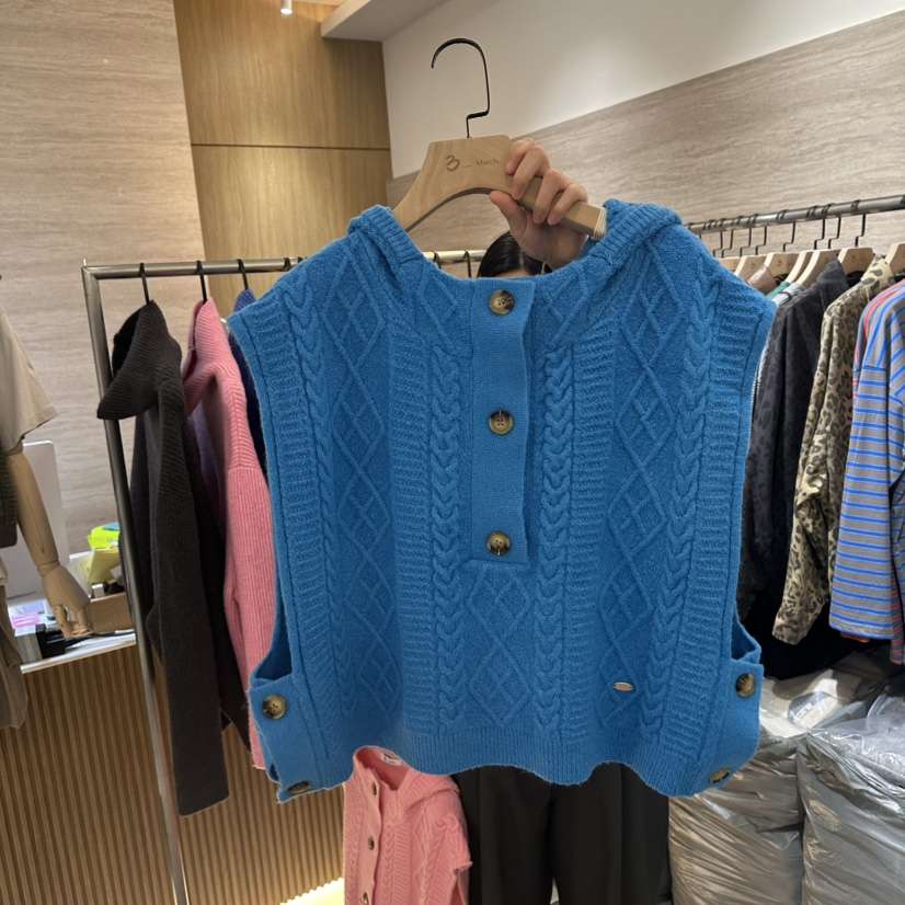 BISHOP/APOINT/3MARCH韓國代購女裝新品推薦吊帶背心連帽針織衫BISHOP/APOINT/3MARCH吊帶/背心
