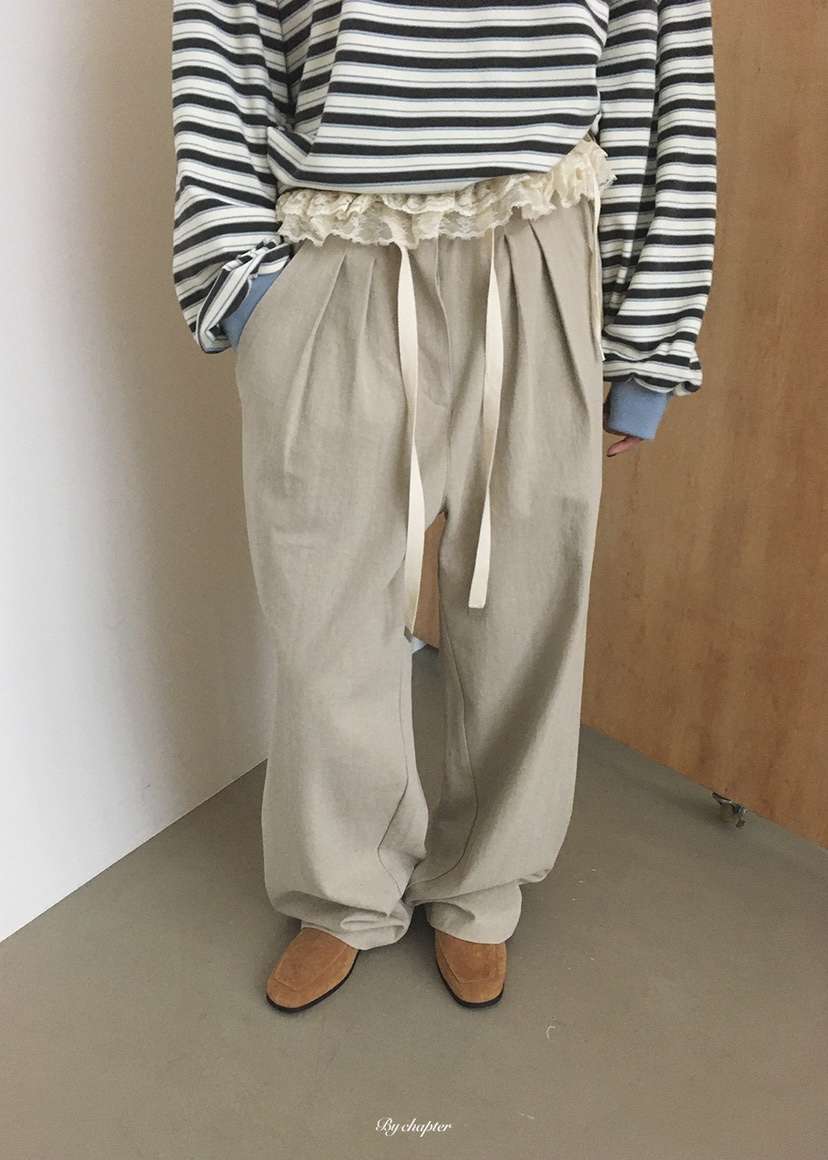 BY CHAPTER東大門代購女裝新款人氣時尚真品休閑休閑褲棉質BY Chapter休閑褲