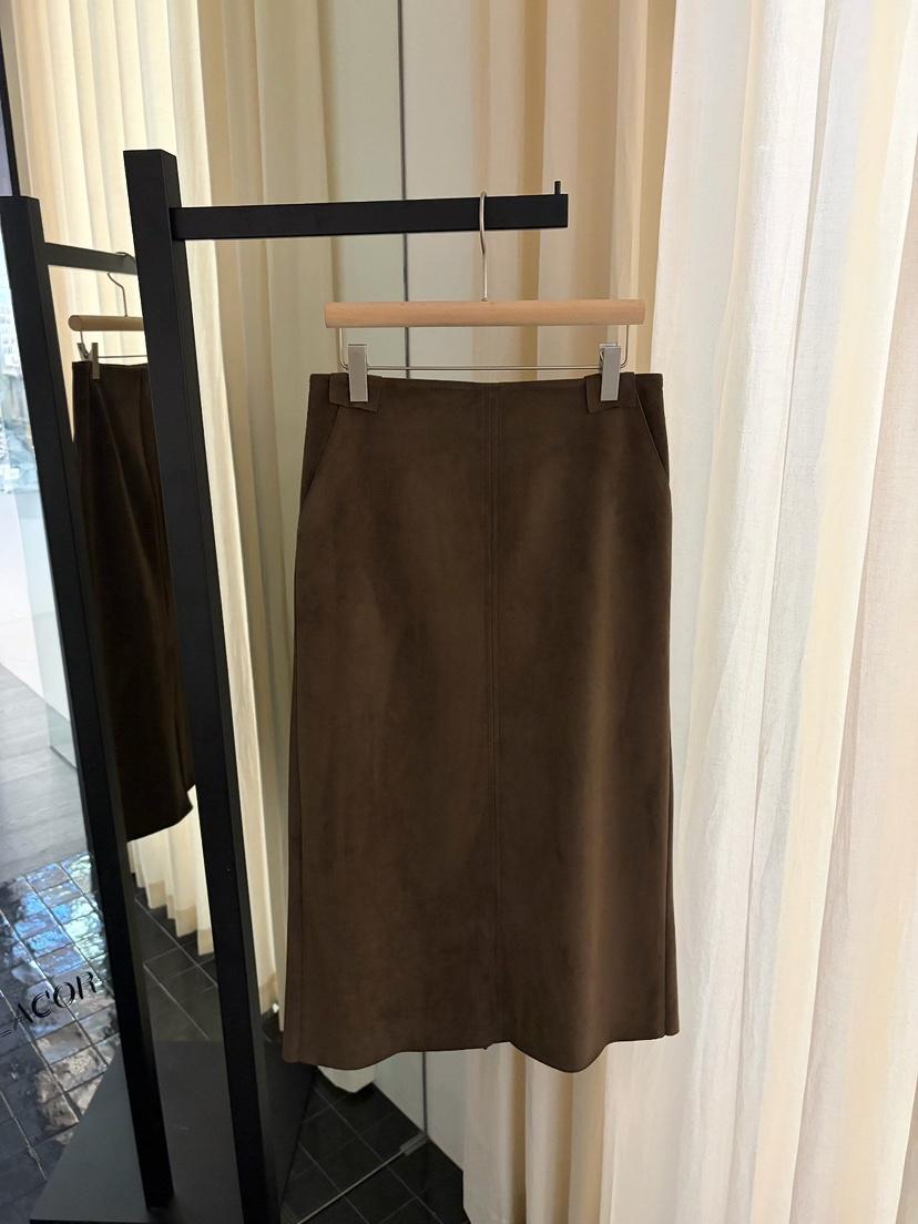 REGULARLY/PLACOR東大門代購女士新品真品時尚長裙絨面革REGULARLY/PLACOR長裙