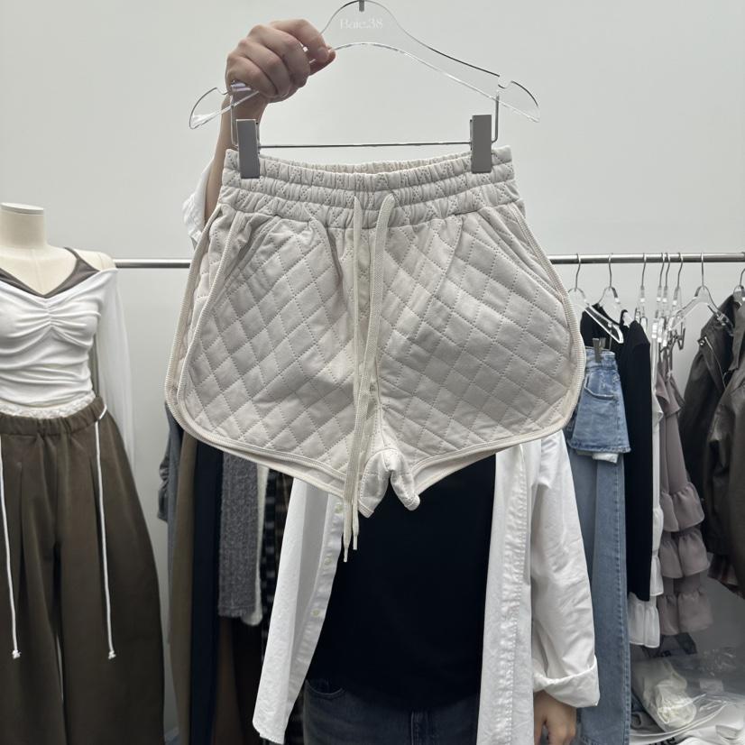 BAIE.38韓國代購女裝新款休閑真品推薦時尚熱賣短褲麂皮BAIE.38短褲