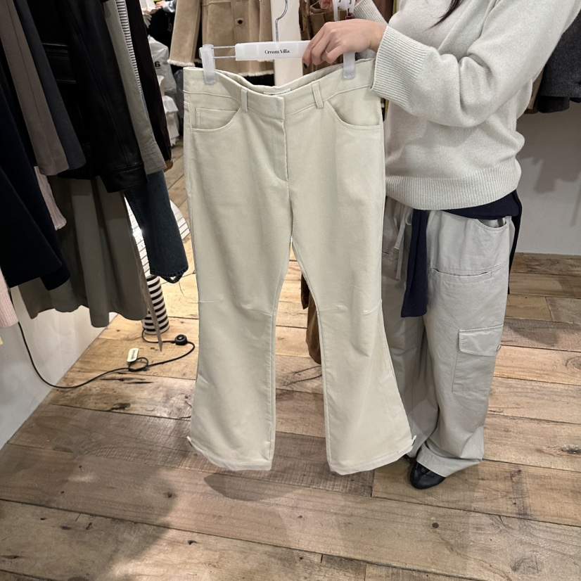 CREAM VILLA東大門代購女士新品推薦休閑褲燈芯絨CREAM VILLA休閑褲