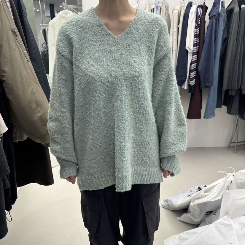 NOTHING MORE韓國代購女士新款真品人氣熱賣時尚毛衣V領NOTHING MORE毛衣