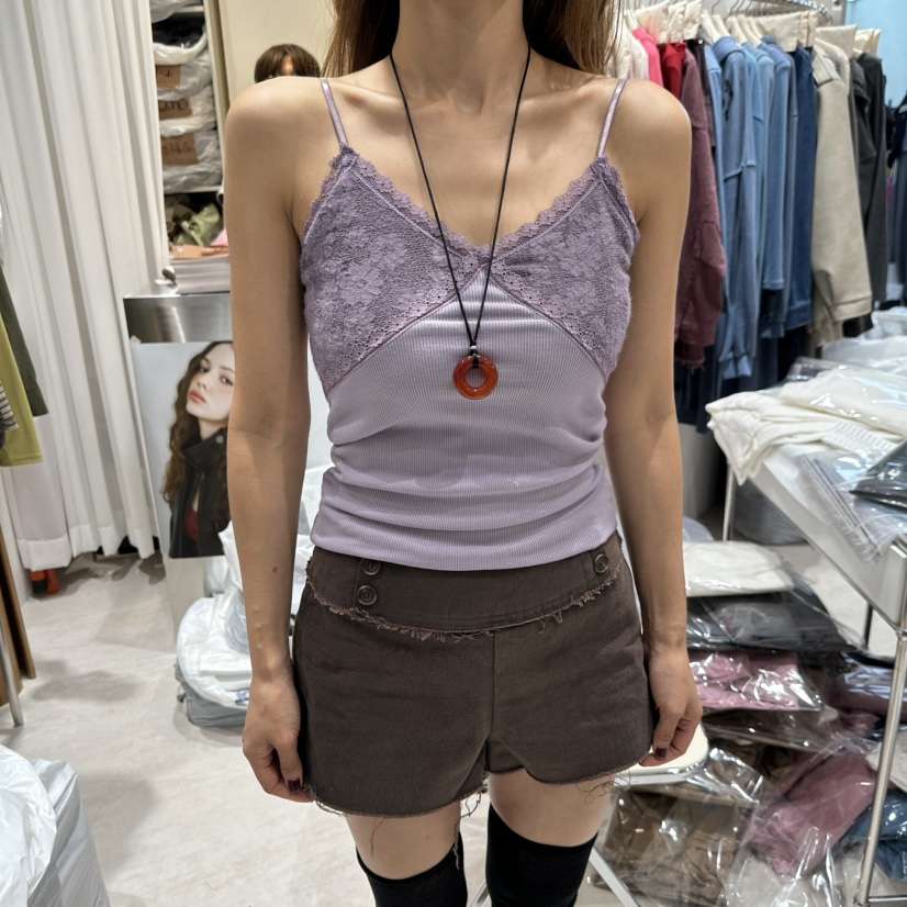 MIENNE韓國直郵女士新款推薦真品人氣時尚熱賣吊帶背心蕾絲MIENNE吊帶/背心