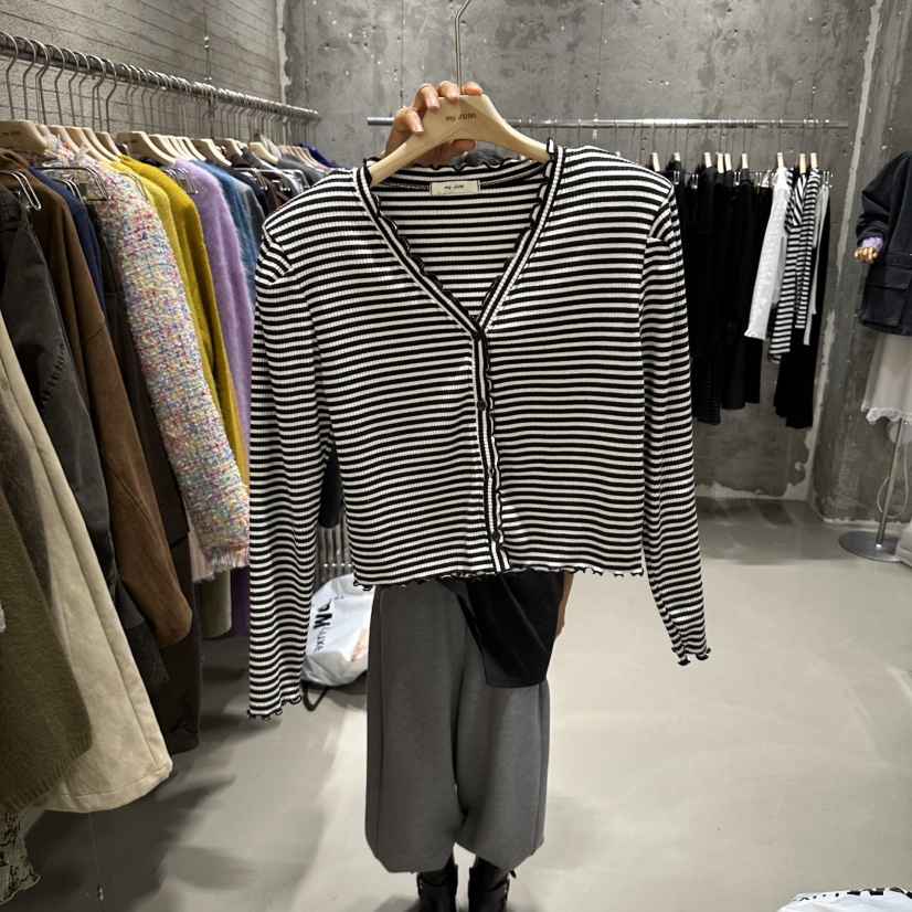 JUNI東大門代購女裝新品時尚推薦休閑真品人氣開衫開襟衫my juni開衫