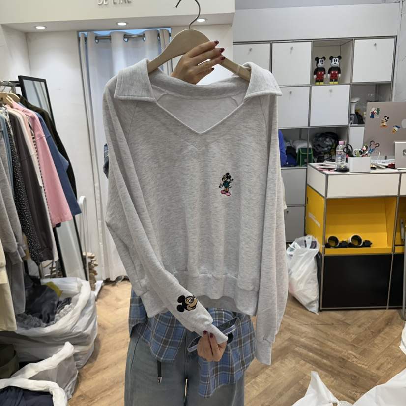 DE LINE韓國代購女裝新品休閑人氣真品推薦時尚熱賣衛衣DE LINE衛衣