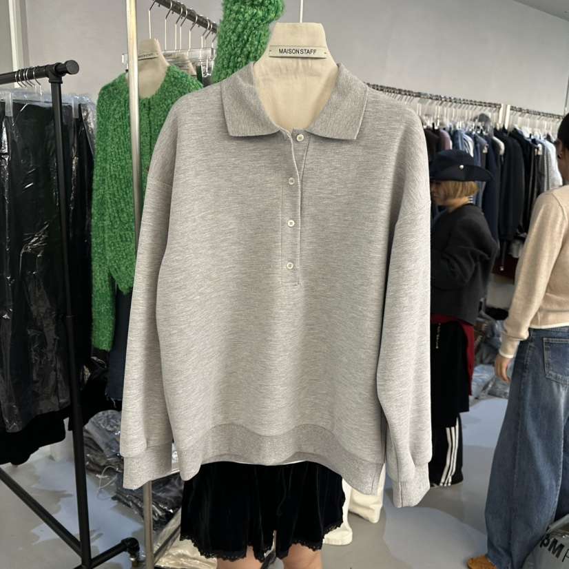 DOUBLE STANDARD/LE SMOKING/MAISONSTAFF東大門代購女士新品人氣長袖T恤MAISONSTAFF長袖T恤