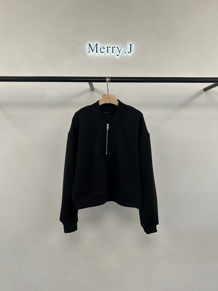 MERRY-J東大門代購女裝新款熱賣推薦真品休閑夾克拉鏈開衫MERRY-J夾克