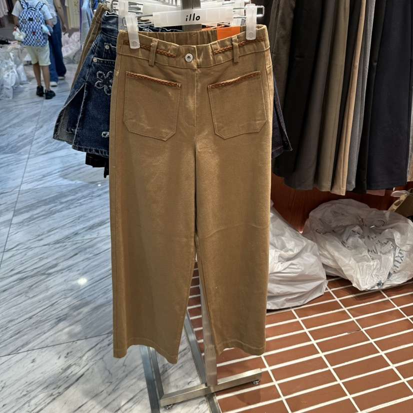 ILLO/MOCI東大門代購女士新品人氣熱賣時尚推薦休閑褲口袋ILLO/MOCI休閑褲