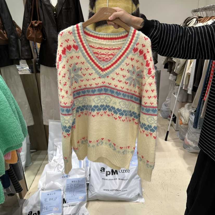 MELO東大門實拍女士新品推薦人氣時尚熱賣真品休閑毛衣MELO毛衣