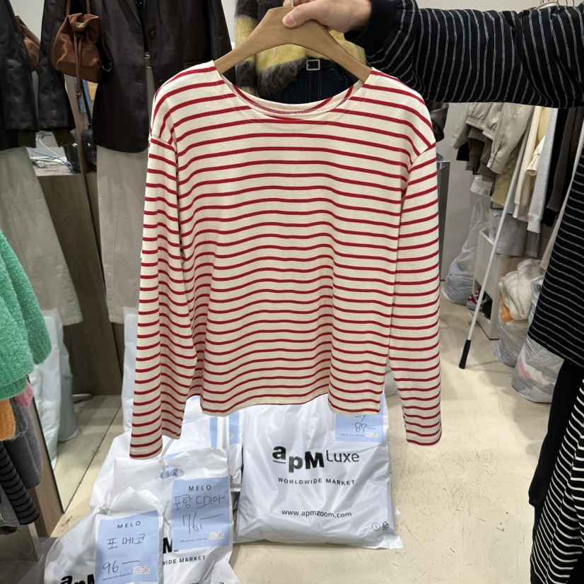 MELO東大門直郵女裝新款時尚真品推薦休閑熱賣人氣長袖T恤MELO長袖T恤