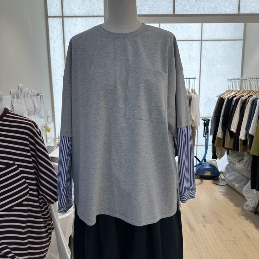 REVE-L東大門直郵女士新品休閑熱賣時尚推薦人氣長袖T恤REVE-L長袖T恤