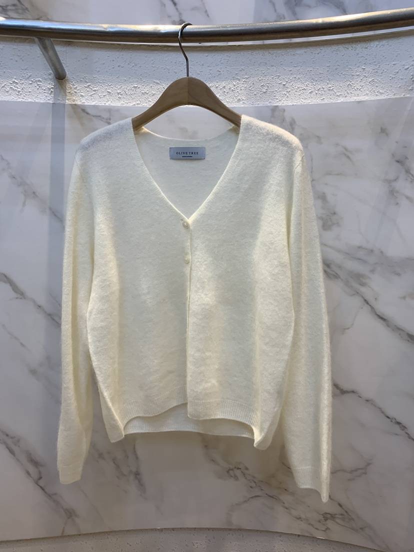 OLIVE TrEE東大門直郵女士新品推薦休閑真品開衫羊絨絲綢OLIVE TrEE開衫