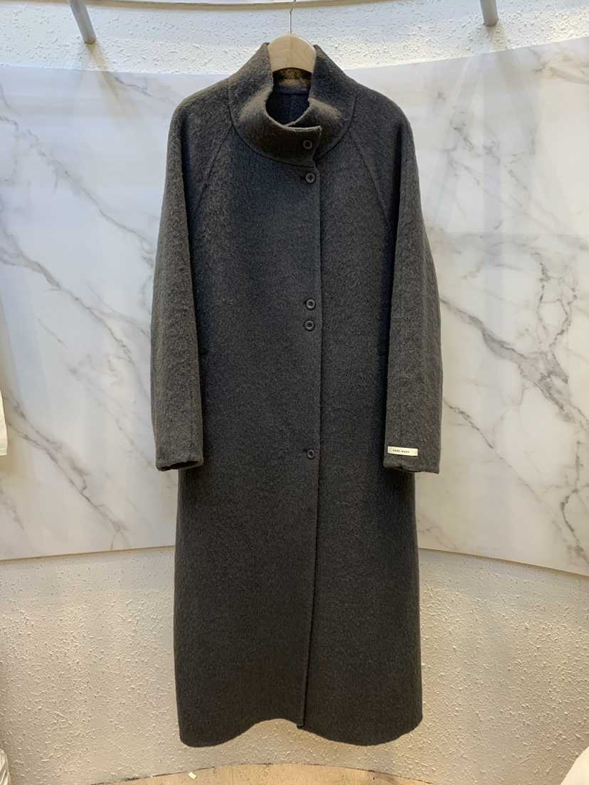 OLIVE TrEE東大門直郵女裝新品真品人氣中長款大衣手工羊駝OLIVE TrEE中長款大衣