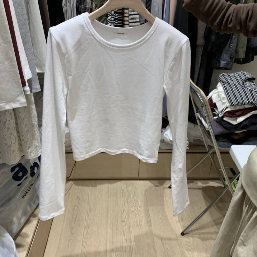 MONROE東大門實拍女士新品休閑人氣熱賣真品推薦時尚長袖T恤MONROE長袖T恤