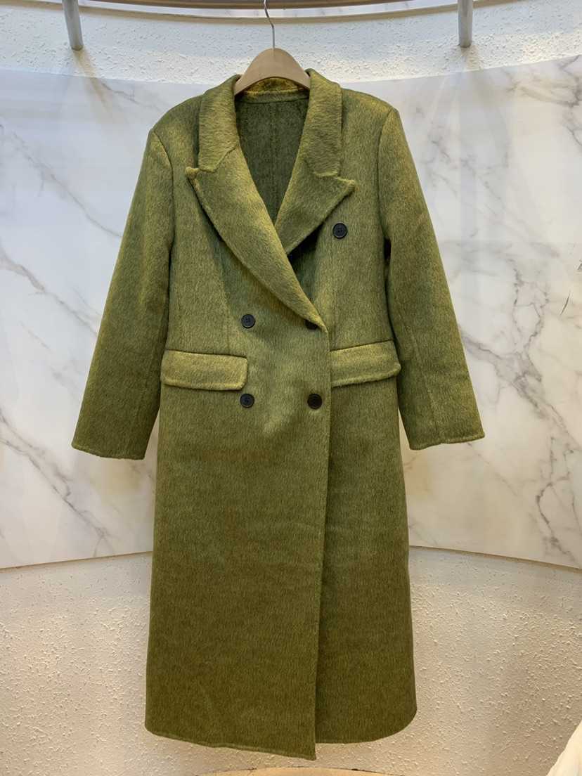 OLIVE TrEE東大門實拍女士新款真品人氣時尚中長款大衣羊絨OLIVE TrEE中長款大衣
