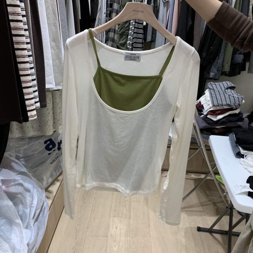 MONROE韓國代購女裝新品真品推薦人氣休閑時尚熱賣套裝無袖MONROE套裝