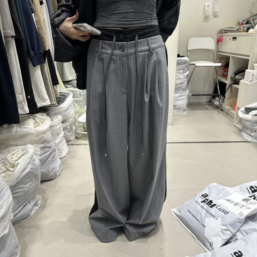 AT THE END韓國直郵女士新款時尚真品人氣推薦休閑休閑褲AT THE END休閑褲