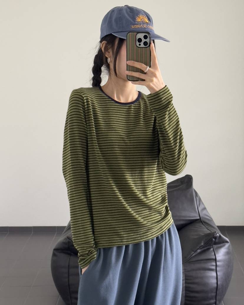 HOWDY/FACT THE NERD東大門實拍女裝新款熱賣推薦長袖T恤HOWDY/FACT THE NERD長袖T恤