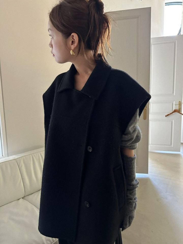 MARE東大門實拍女裝新款休閑真品時尚熱賣短款大衣不含內搭MARE短款大衣