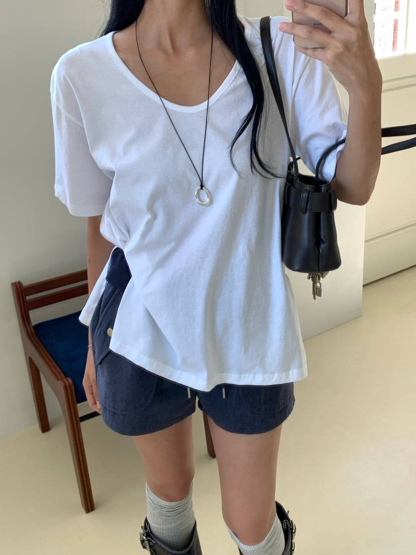REVE CITE-L東大門直郵女裝新品時尚推薦休閑真品人氣T恤REVE CITE-LT恤