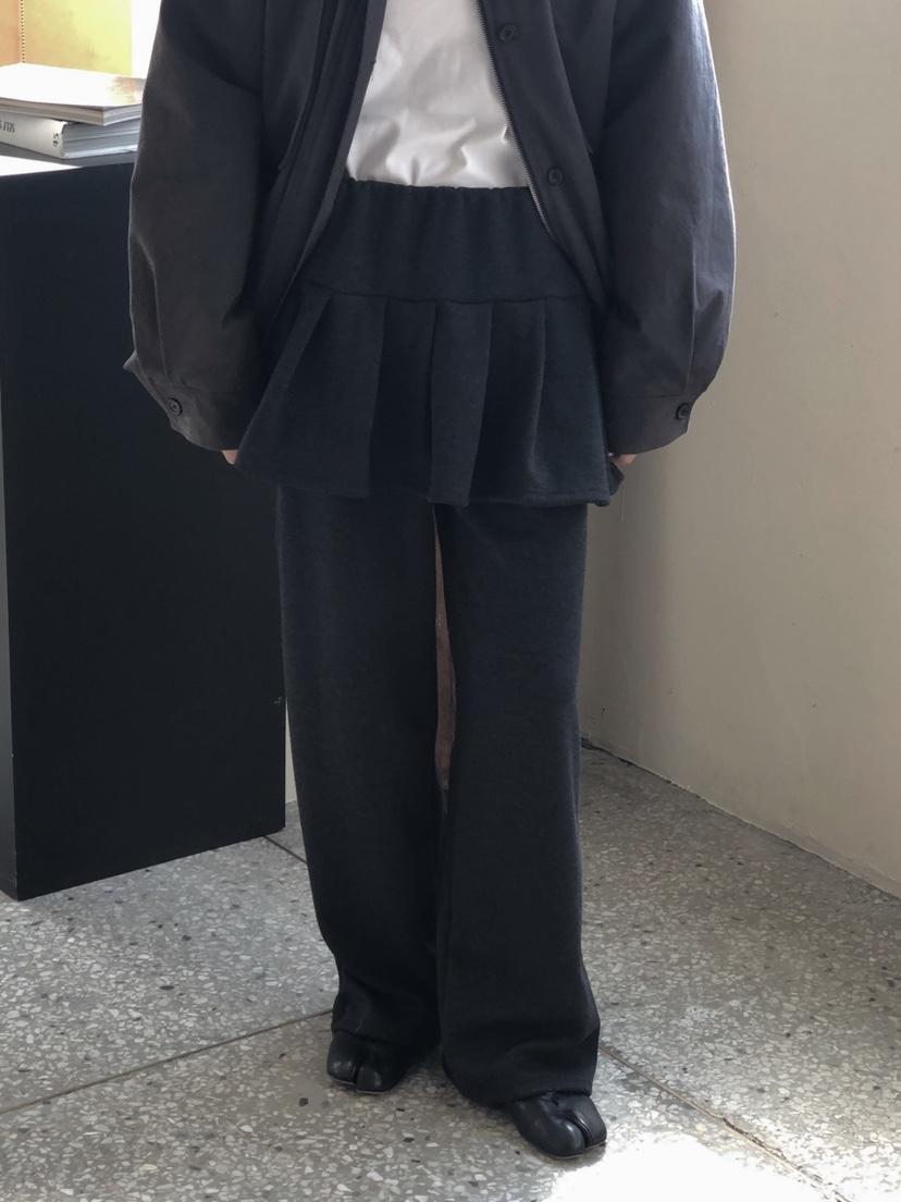 ONDO-P韓國代購女士新品時尚推薦休閑真品熱賣裙褲貂皮皺紋ONDO-P裙褲