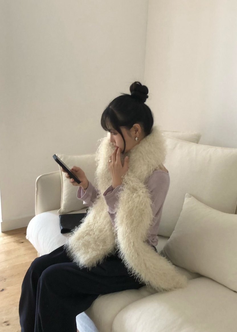 OUPPT韓國直郵女士新款時尚真品推薦熱賣人氣休閑圍巾披肩OUPPT圍巾/披肩
