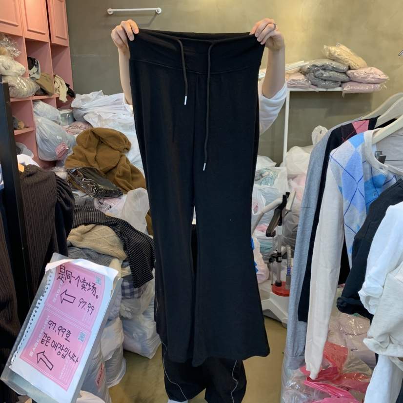 空東大門直郵女裝新品熱賣人氣休閑推薦真品休閑褲喇叭褲Sagebrush休閑褲