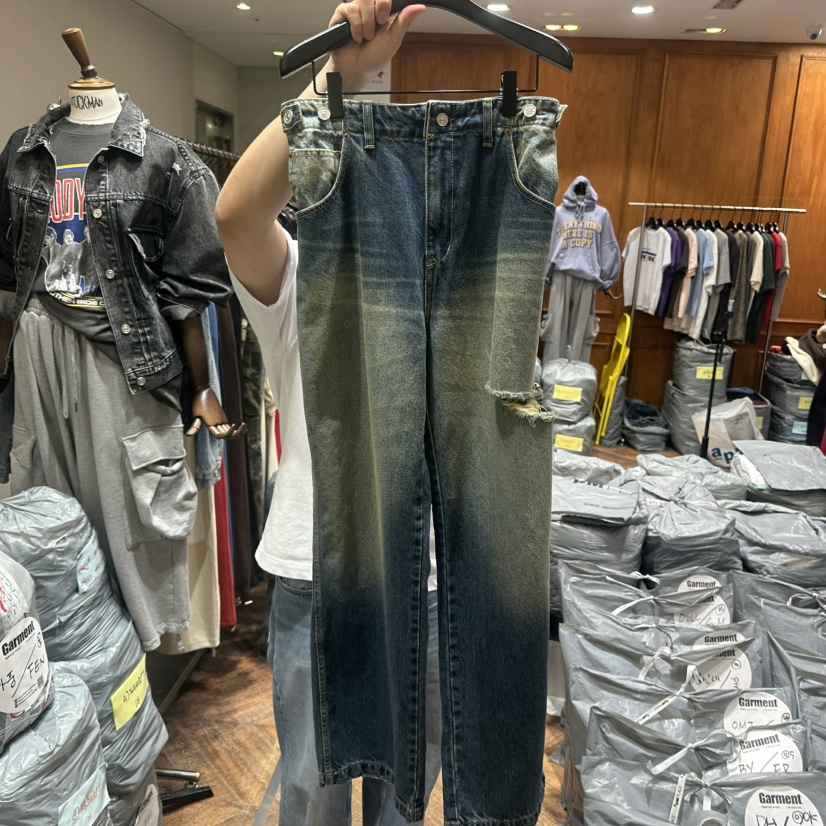 GARMENT-P東大門直郵女裝新品熱賣休閑推薦時尚真品牛仔褲GARMENT牛仔褲