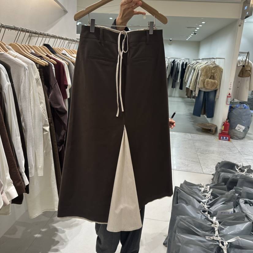BLUEI-D/N SHARP韓國直郵女士新品休閑時尚人氣真品長裙Blue i-d/N SHARP長裙