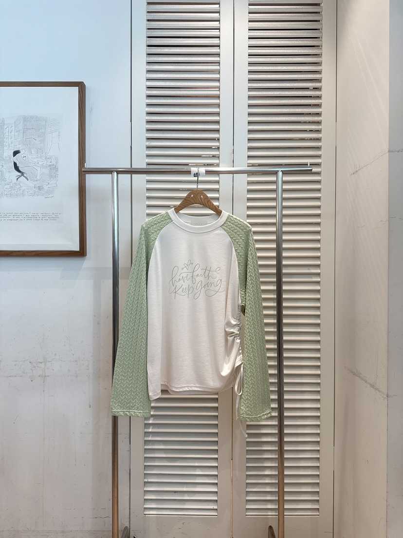 FAVE-L韓國直郵女裝新品推薦休閑熱賣時尚人氣長袖T恤扭曲FAVE-L長袖T恤