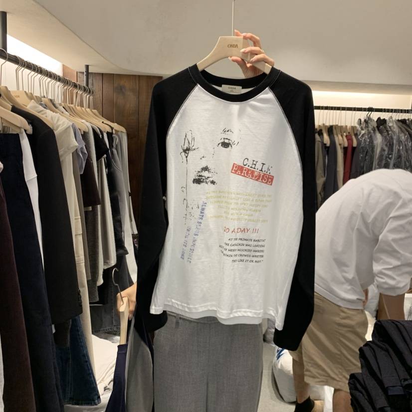 ONDA韓國代購女士新品真品人氣休閑時尚熱賣推薦長袖T恤ONDA長袖T恤