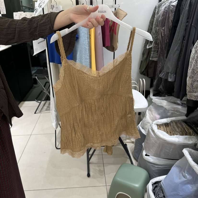 EGG IS東大門代購女裝新品時尚熱賣休閑人氣推薦吊帶背心EGG IS吊帶/背心
