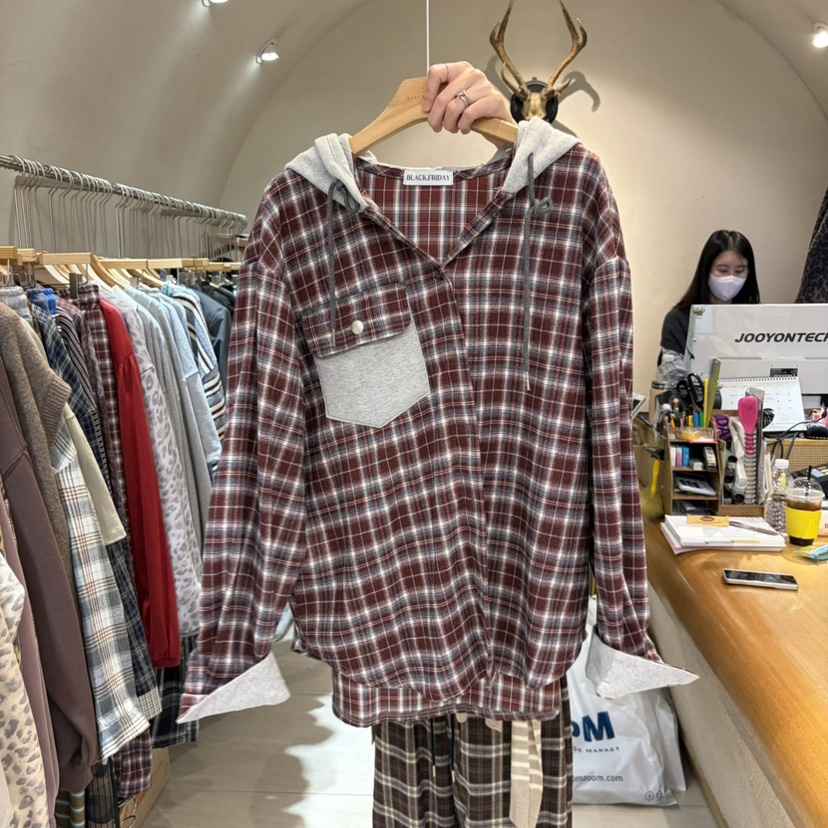BLACKFRIDAY東大門直郵女裝新品人氣休閑時尚熱賣襯衫蕾絲衫BLACK FRIDAY襯衫/蕾絲衫
