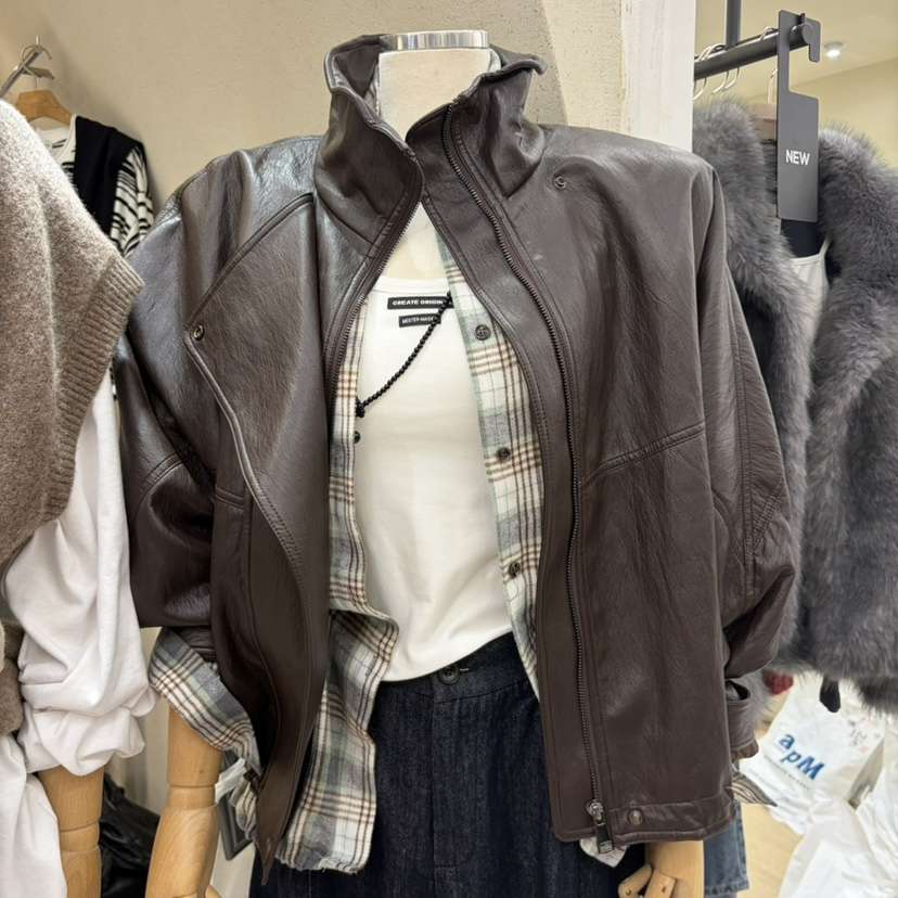 BLACKFRIDAY東大門代購女裝新品熱賣人氣真品推薦皮衣皮革BLACK FRIDAY皮衣