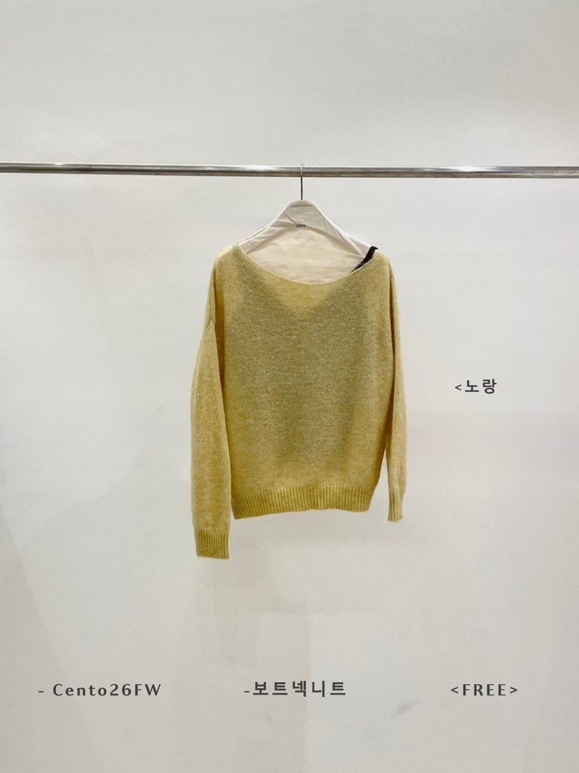 CENTO韓國代購女裝新款熱賣時尚休閑真品推薦人氣針織衫船領CENTO針織衫
