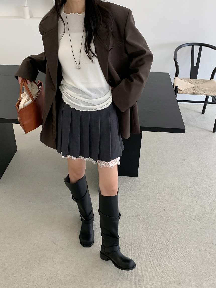KYEM東大門代購女士新款推薦人氣時尚熱賣真品休閑短裙KYEM短裙