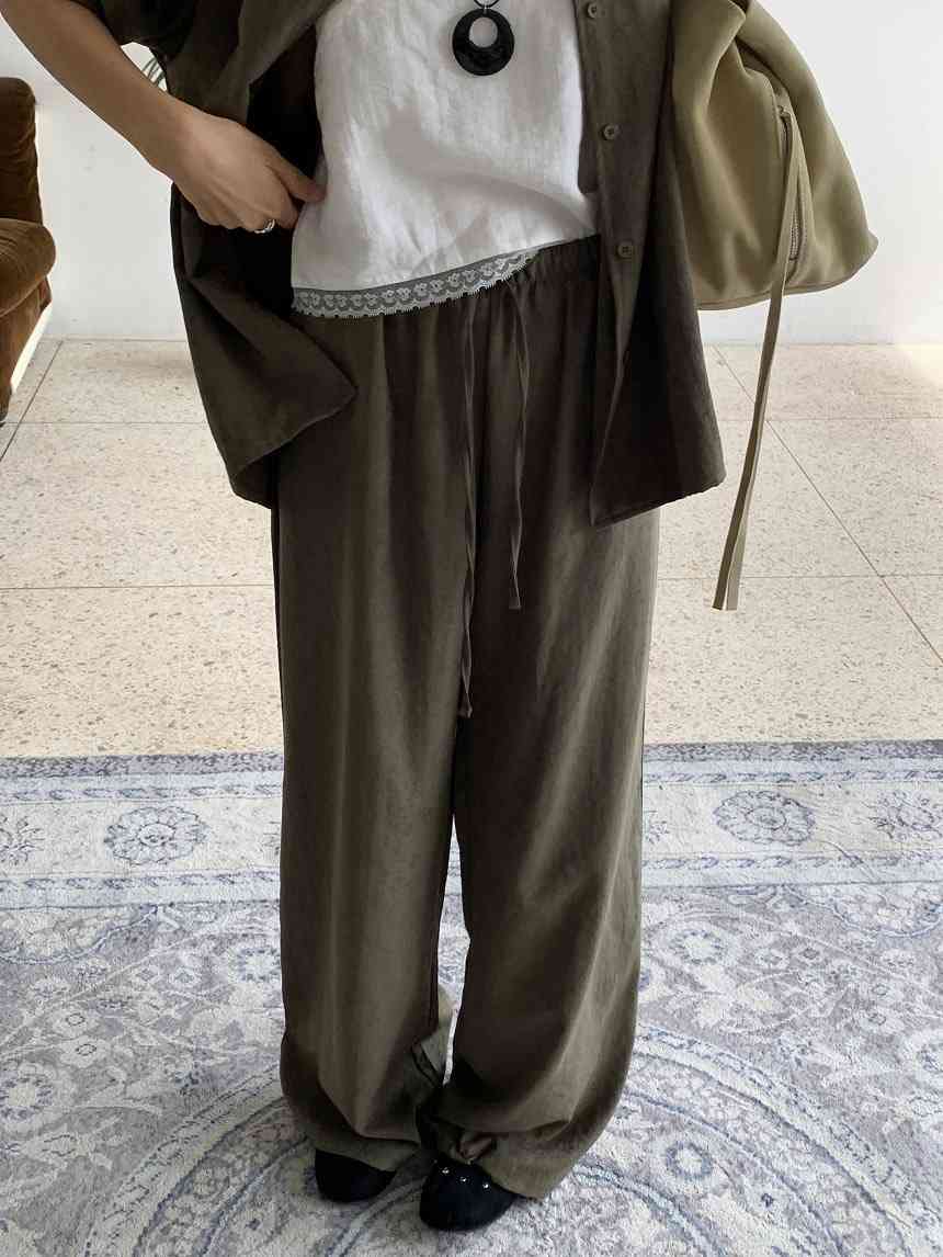 KYEM韓國直郵女裝新品人氣熱賣時尚推薦真品休閑休閑褲KYEM休閑褲