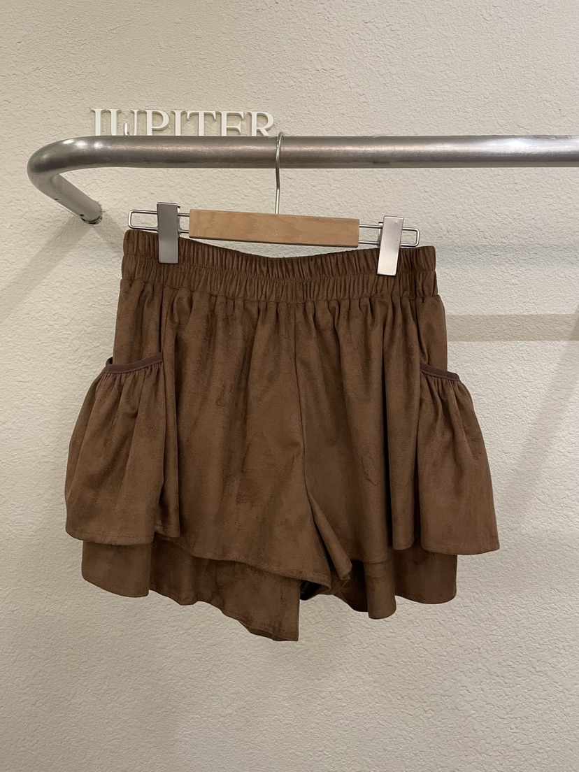 JUPITER東大門代購女裝新品推薦真品時尚熱賣人氣裙褲麂皮JUPITER裙褲
